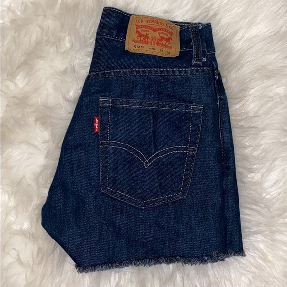 Levi's Other - Levi’s 514 dark denim jean shorts